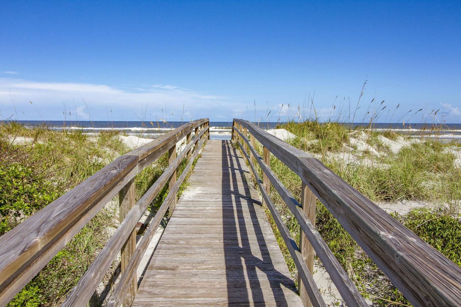Neighborhood Boardwalk to Beach