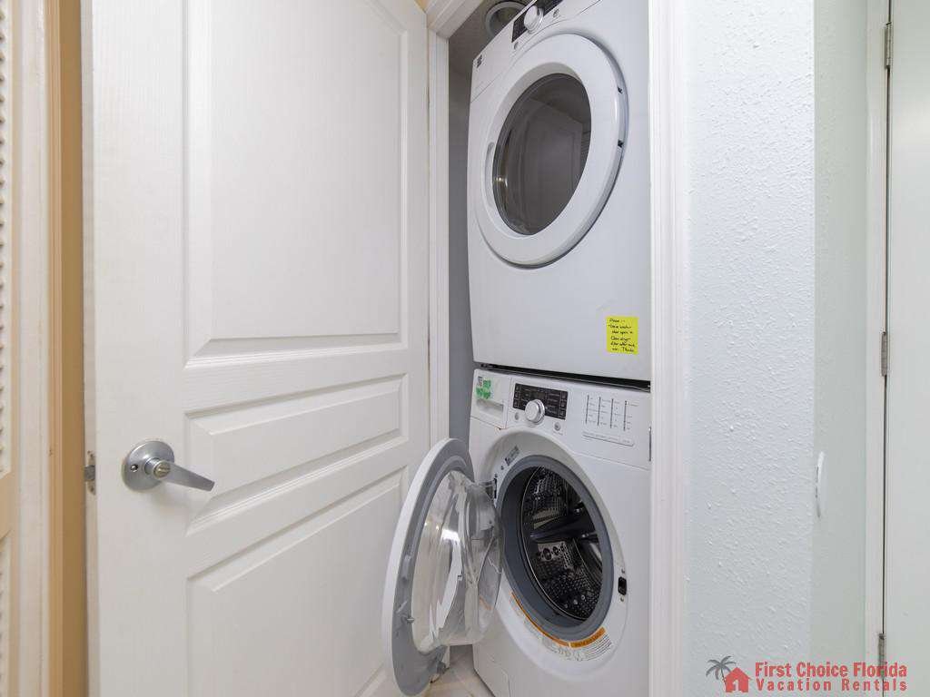 Anastasia Condo 303 Washer and Dryer