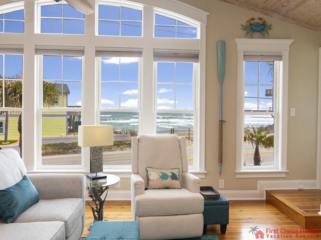 Oyster House Living Room Furniture and View