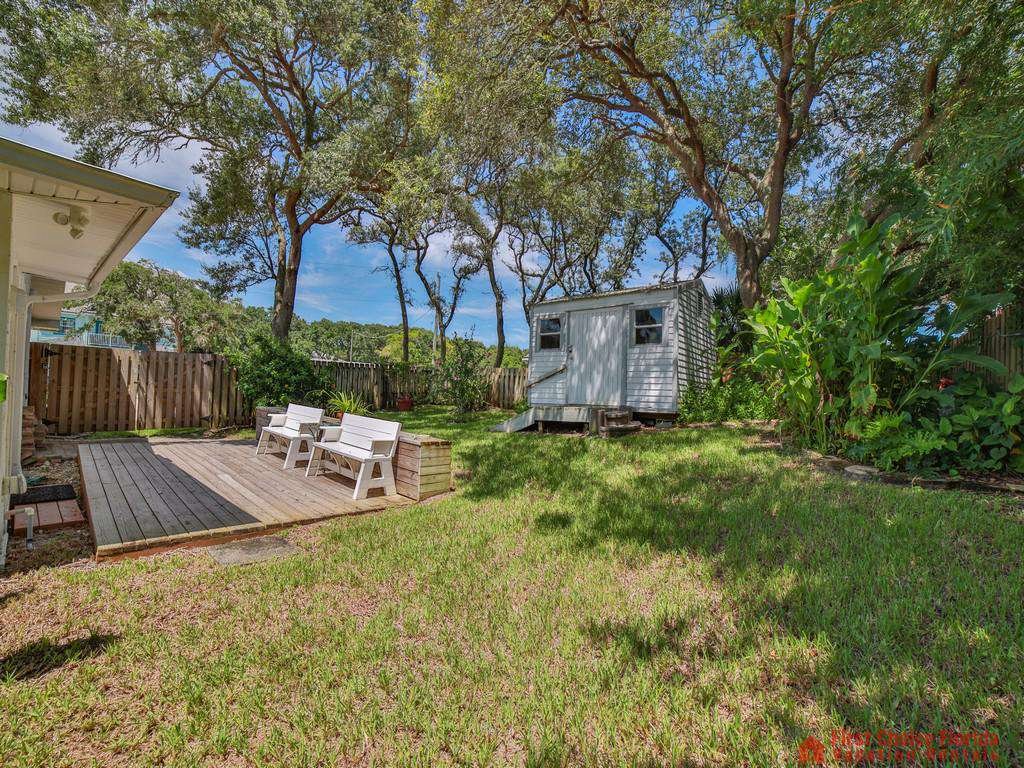 Shore Happy Backyard with Deck