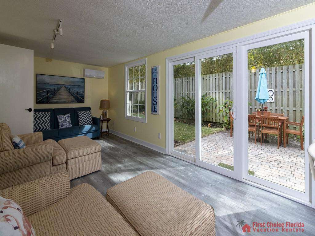 Shore Happy Den Leading to Patio