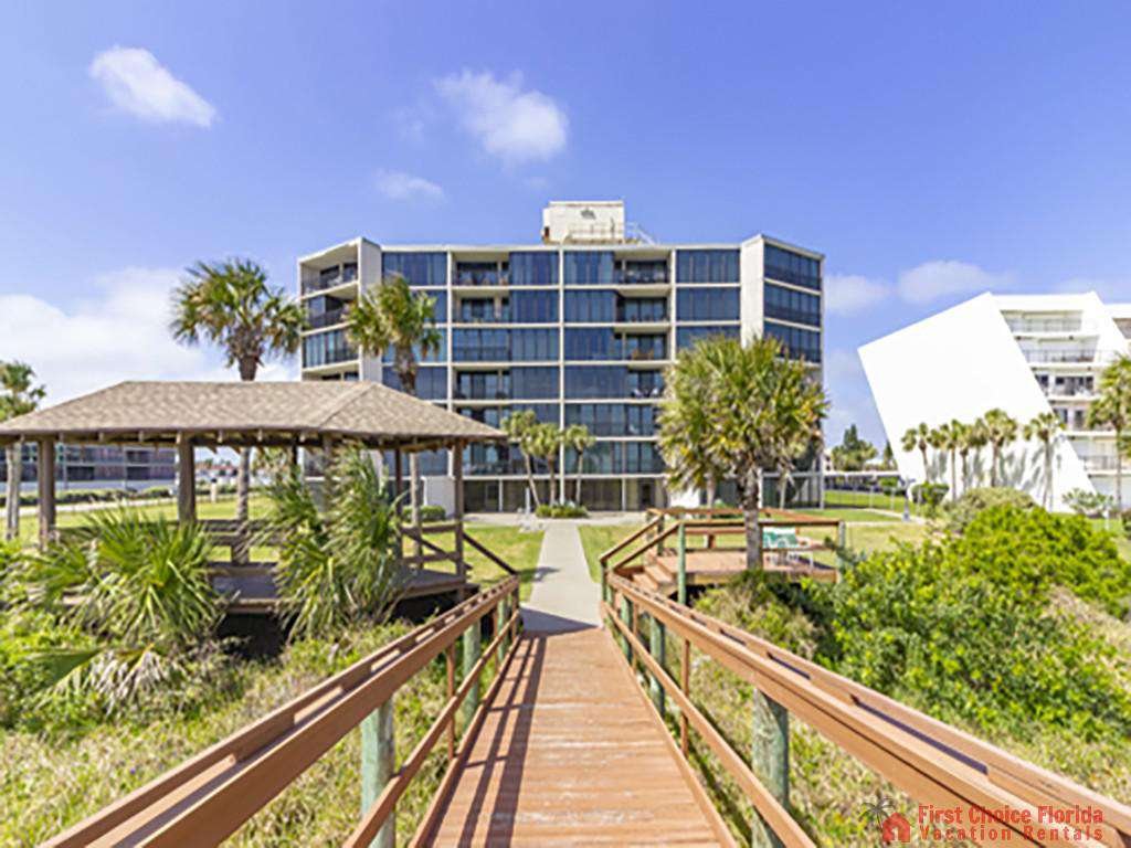 Anastasia 314 Building from Boardwalk