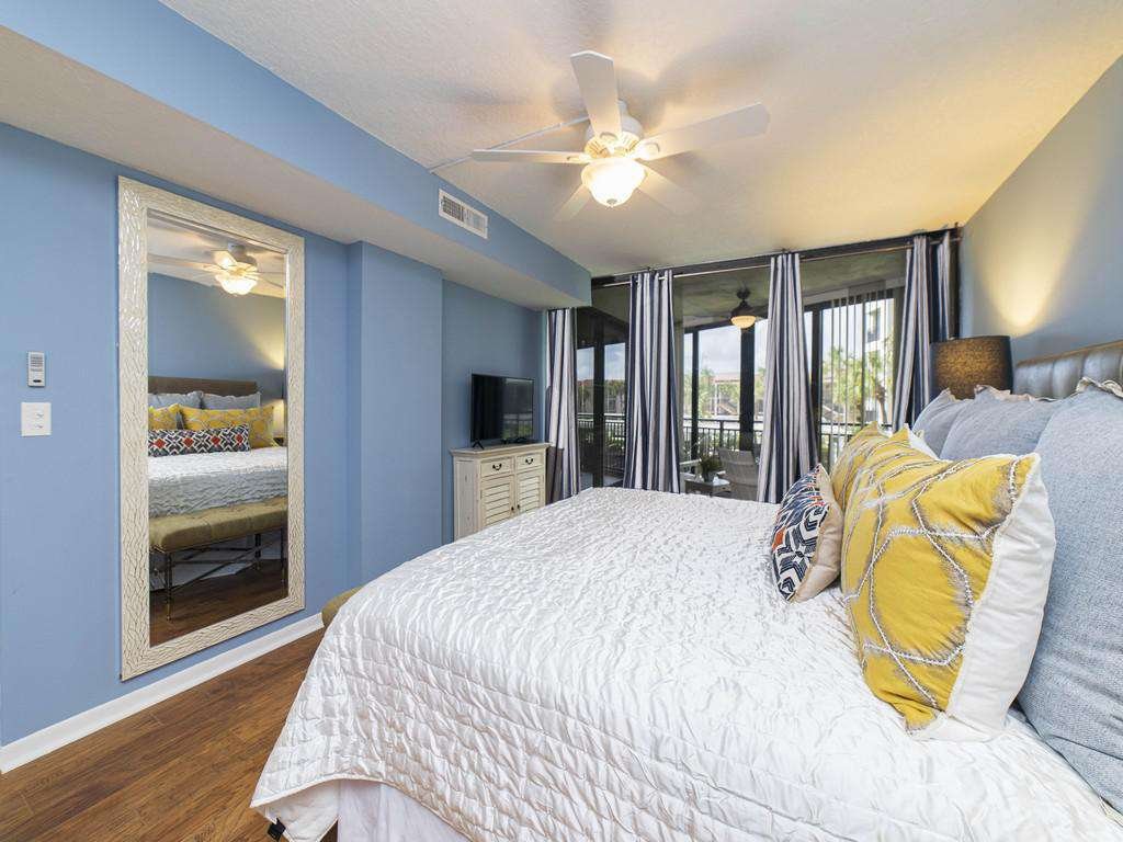 Anastasia Condos - Master Bedroom with Floor to Ceiling Windows