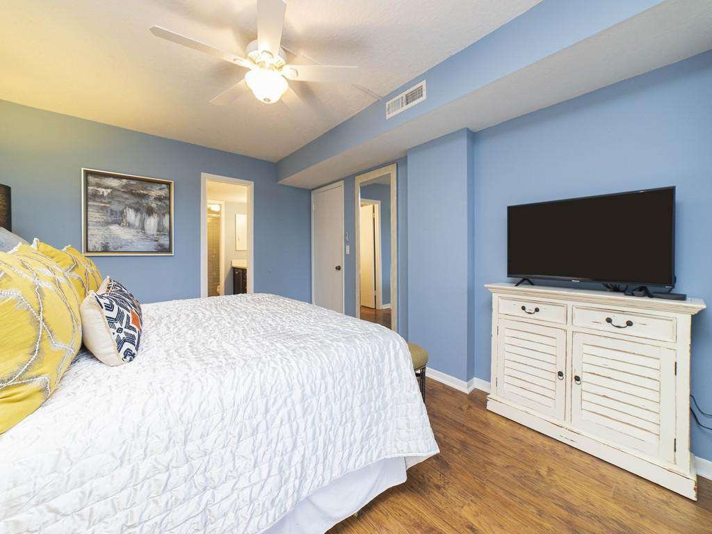 Anastasia Condos - Master Bedroom with TV