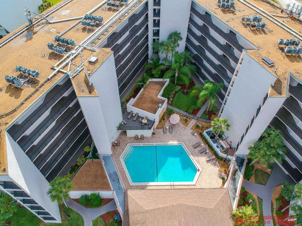 Anastasia Condos - Aerial Swimming Pool
