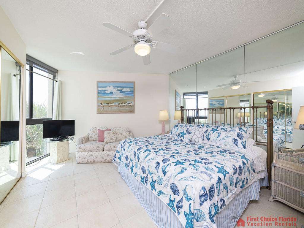 Anastasia Condo Guest Bedroom with TV