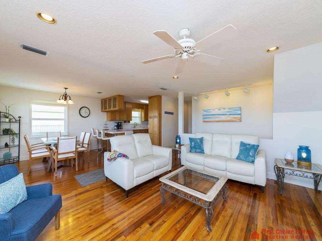 Dolphin Cove Living Room to Dining Room