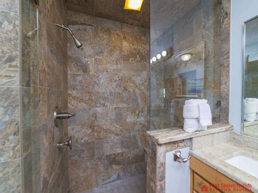 Dolphin Cove Master Bath Walk in Shower