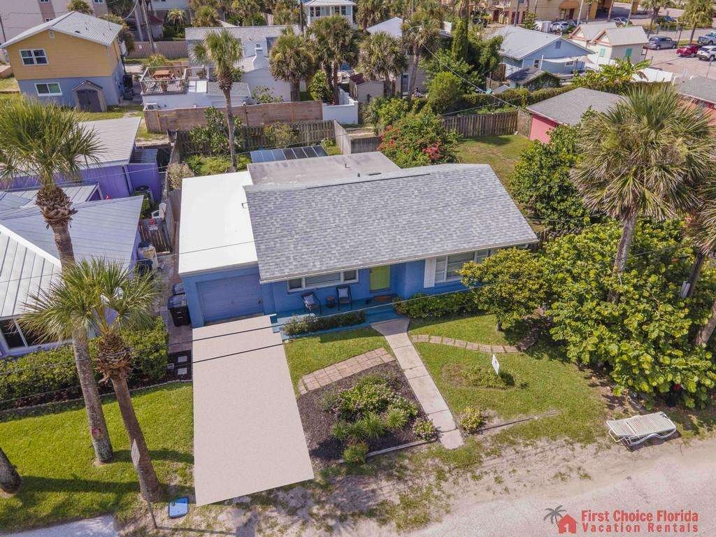 Ocean Blue Front Aerial