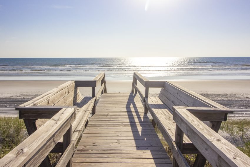 Away From It All Boardwalk at Beach
