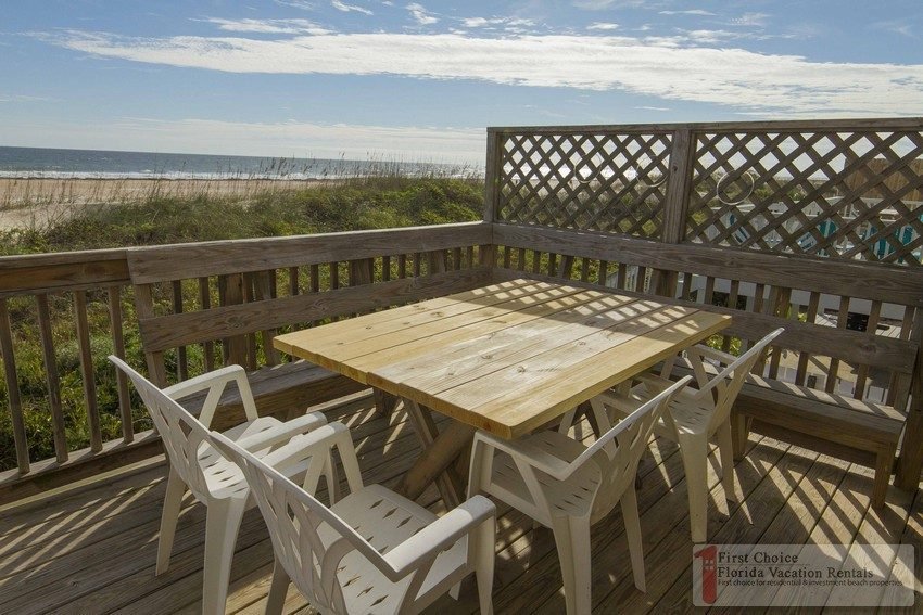 Beachcomber Table on the Deck